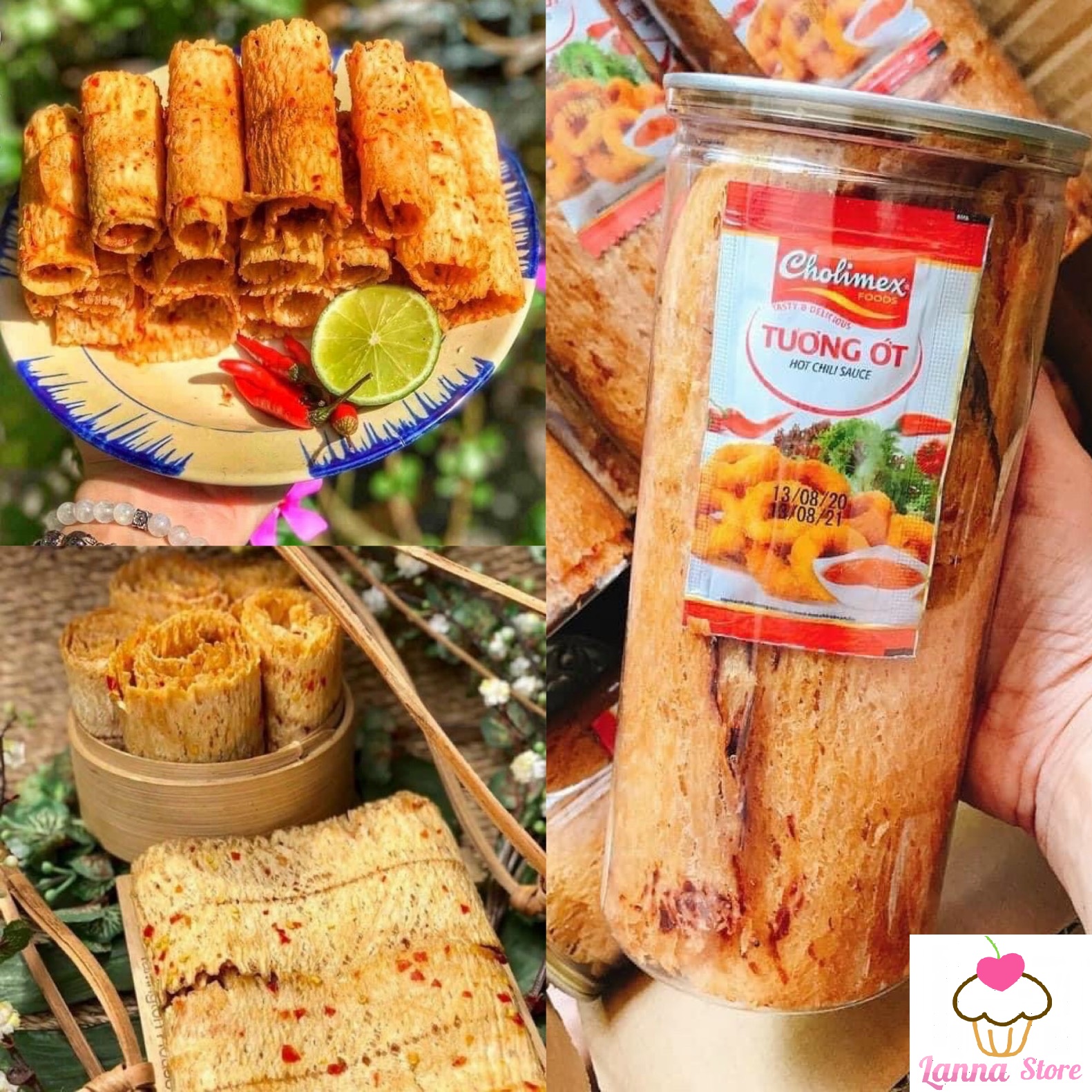Khô mực cán tẩm vị siêu ngon - Hộp 300g