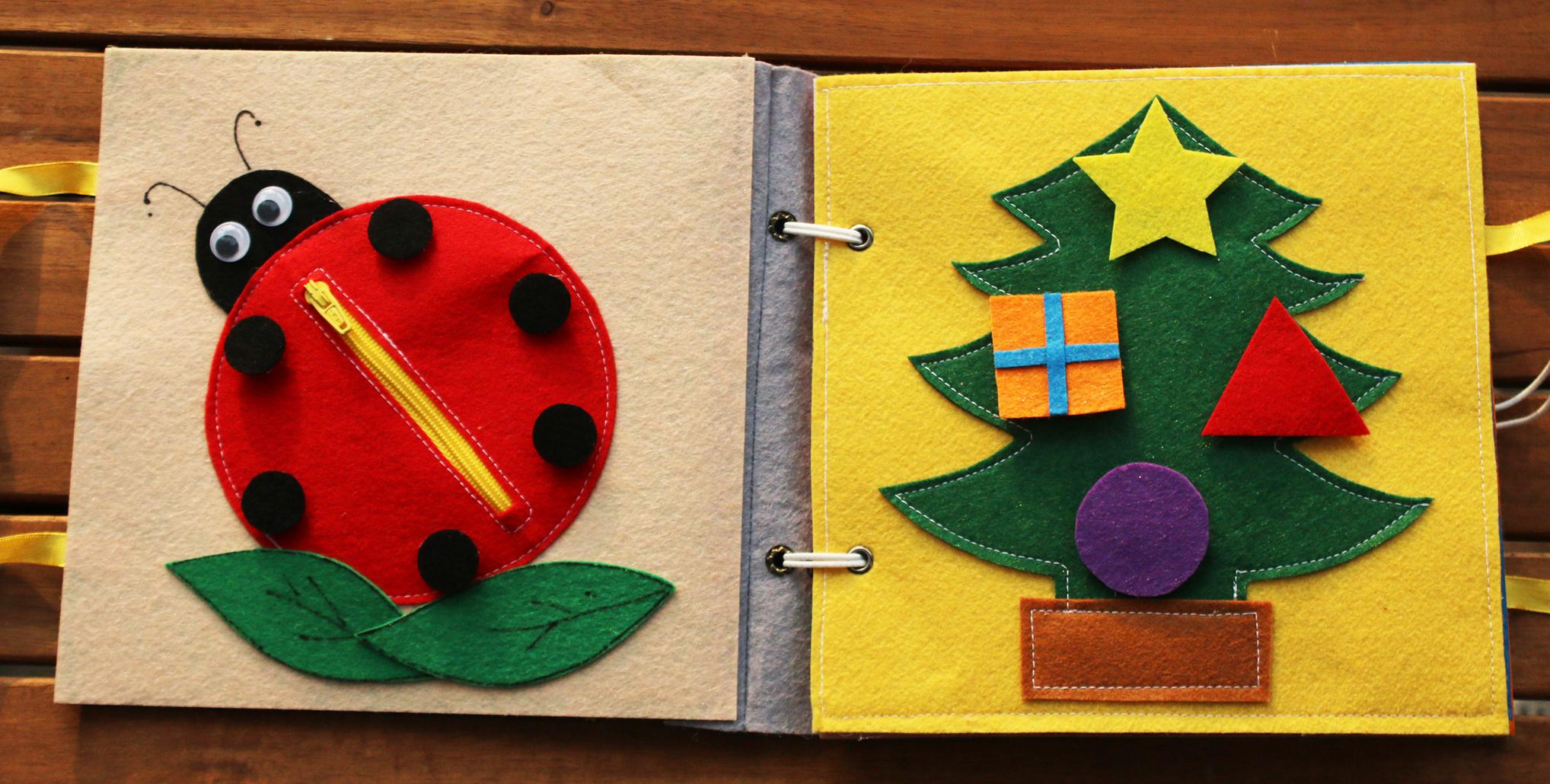 Sách vải Quiet Book cho bé / Sunny Book