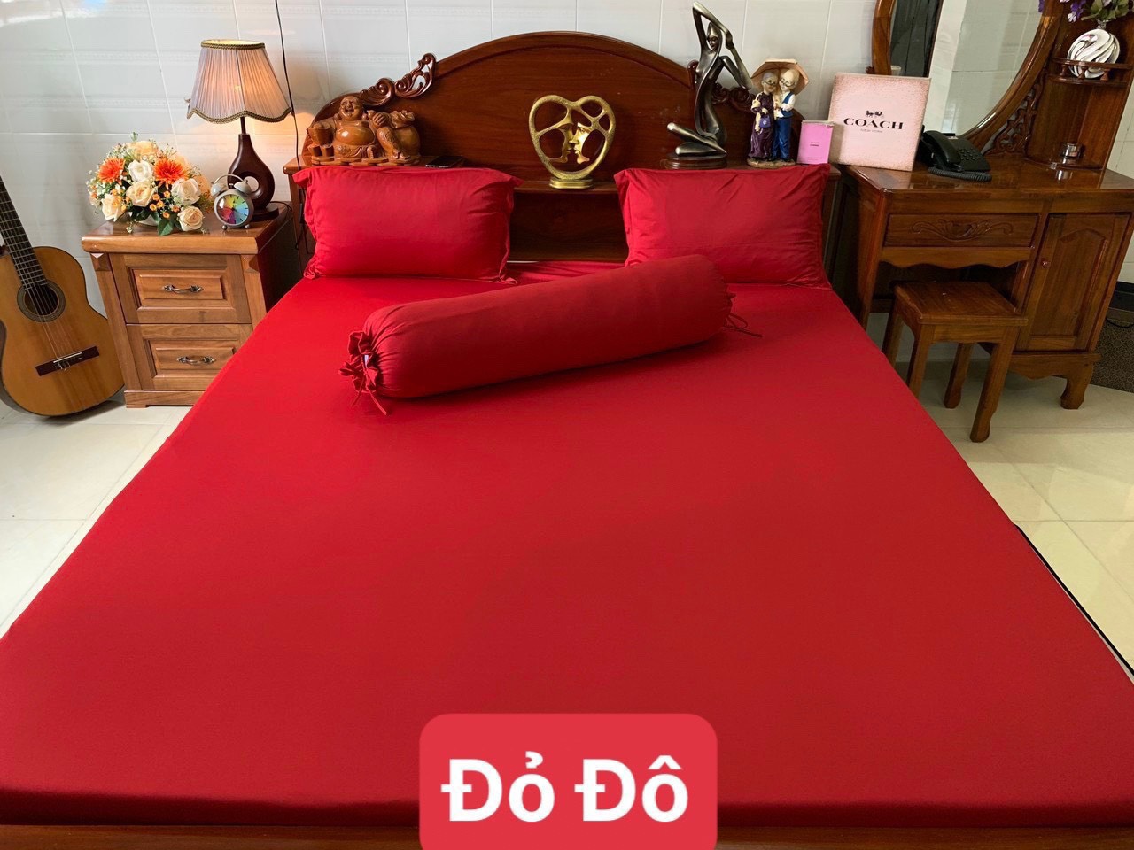 Bộ ga thun lạnh Hàn Quốc cao cấp (1 ga + 3 vỏ gối ) mịn thoáng mát (1m8 x 2m)