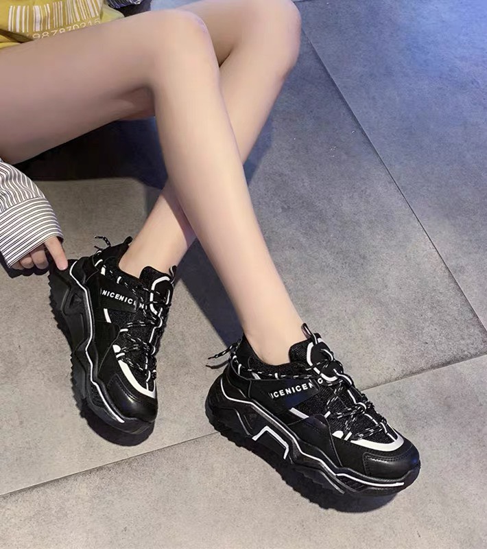 Giầy Nữ Thể Thao Sneaker uzzang vải  CENIEN day Phản Quang (Grab Store)