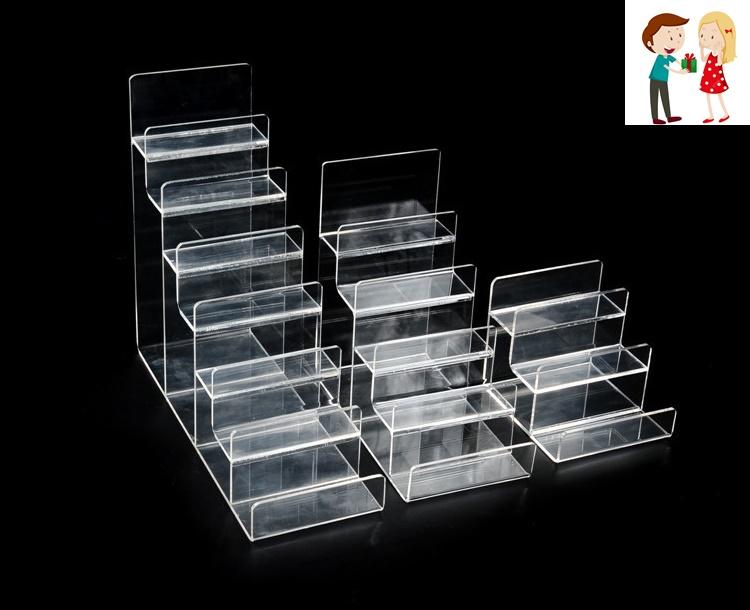 Kệ trưng bày Mica chắc chắn, bền đẹp (3, 4 tầng)