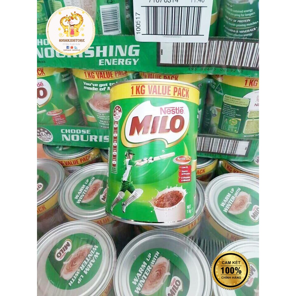 [HCM] Date 5/2025 MILO 1KG NỘI ĐỊA CHUẨN ÚC