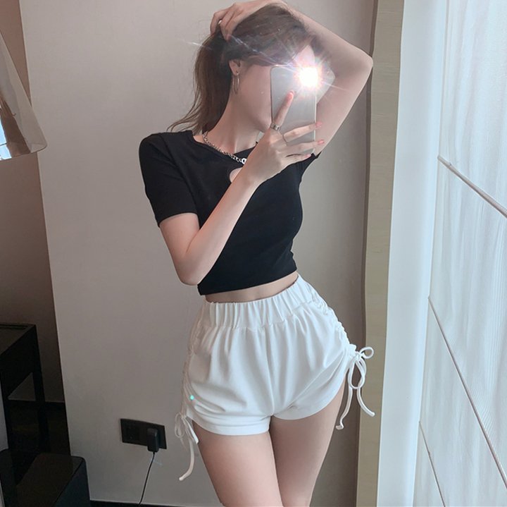 Quần Short Nữ Dây Rút