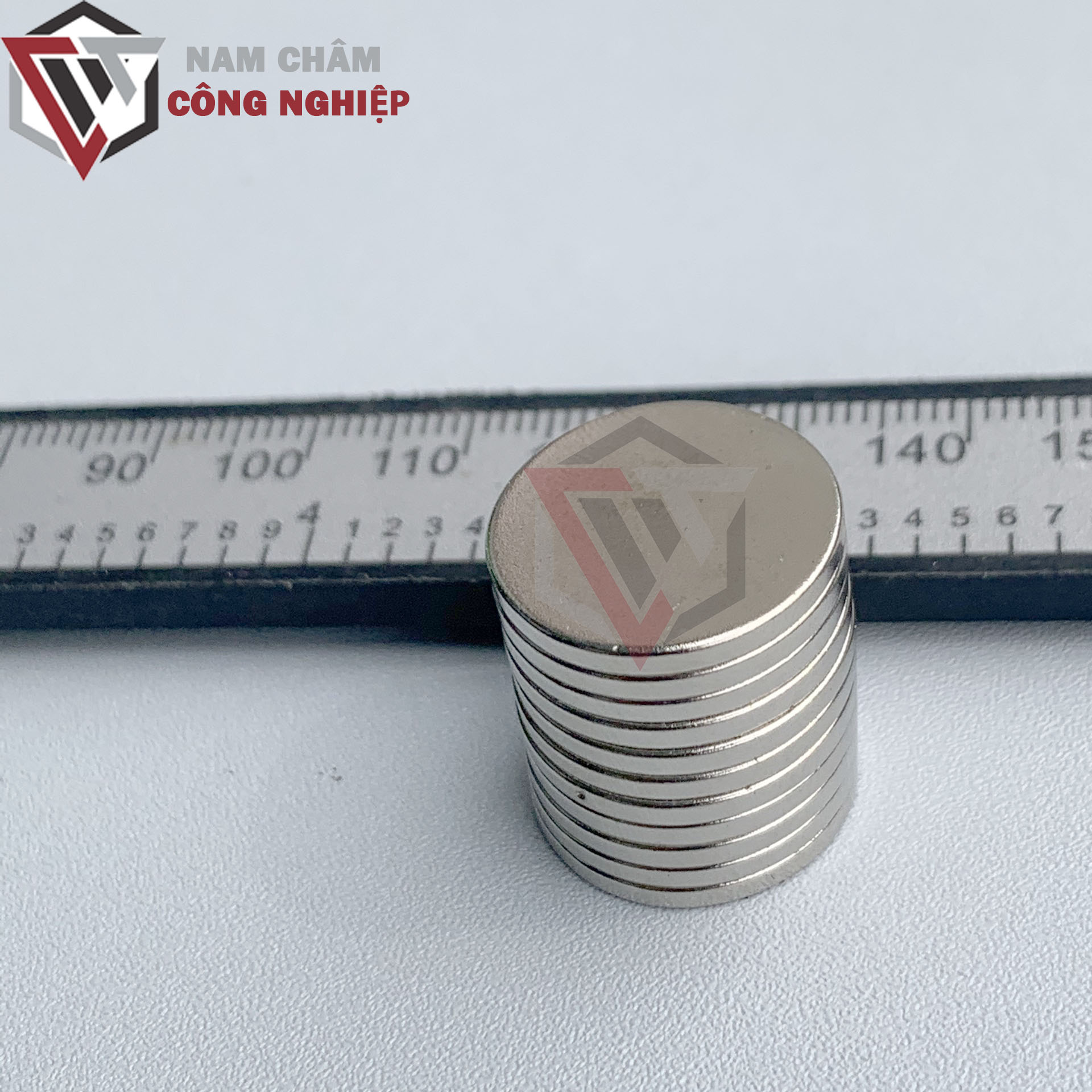 10 Viên nam châm tròn 18x2mm nam châm siêu mạnh