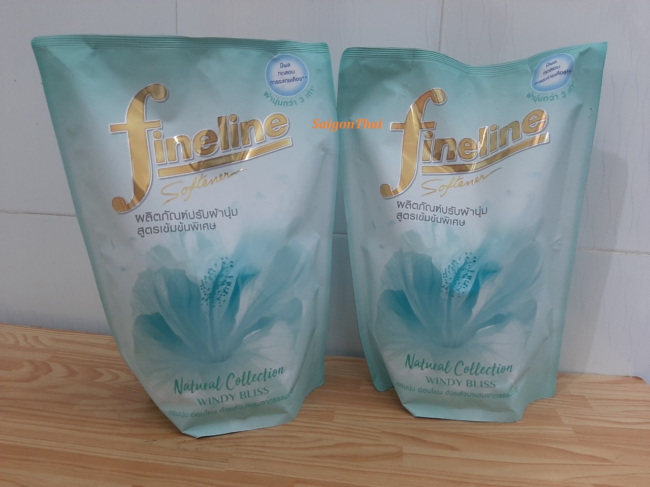 (SGT) Túi Nước Xả Vải Fineline Đậm Đặc 1400ml (Thái Lan)