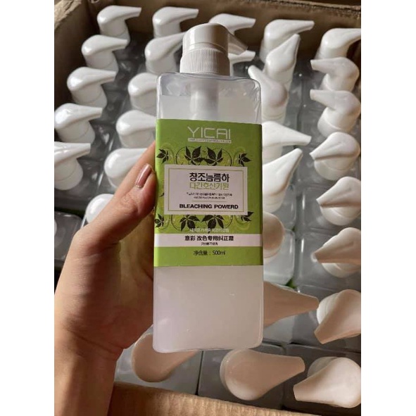 Bóc rửa màu tóc đỏ đen xanh tím Yicai 500ml