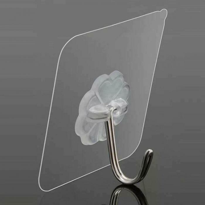 Móc dán tường chịu lực trắng