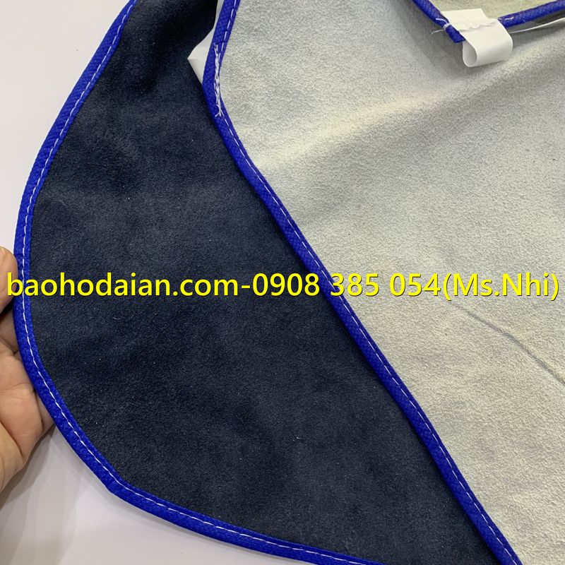 Tạp Dề Da Cho Thợ Hàn Chống Bắt Tia Lửa- Hình thật, hàng sẵn