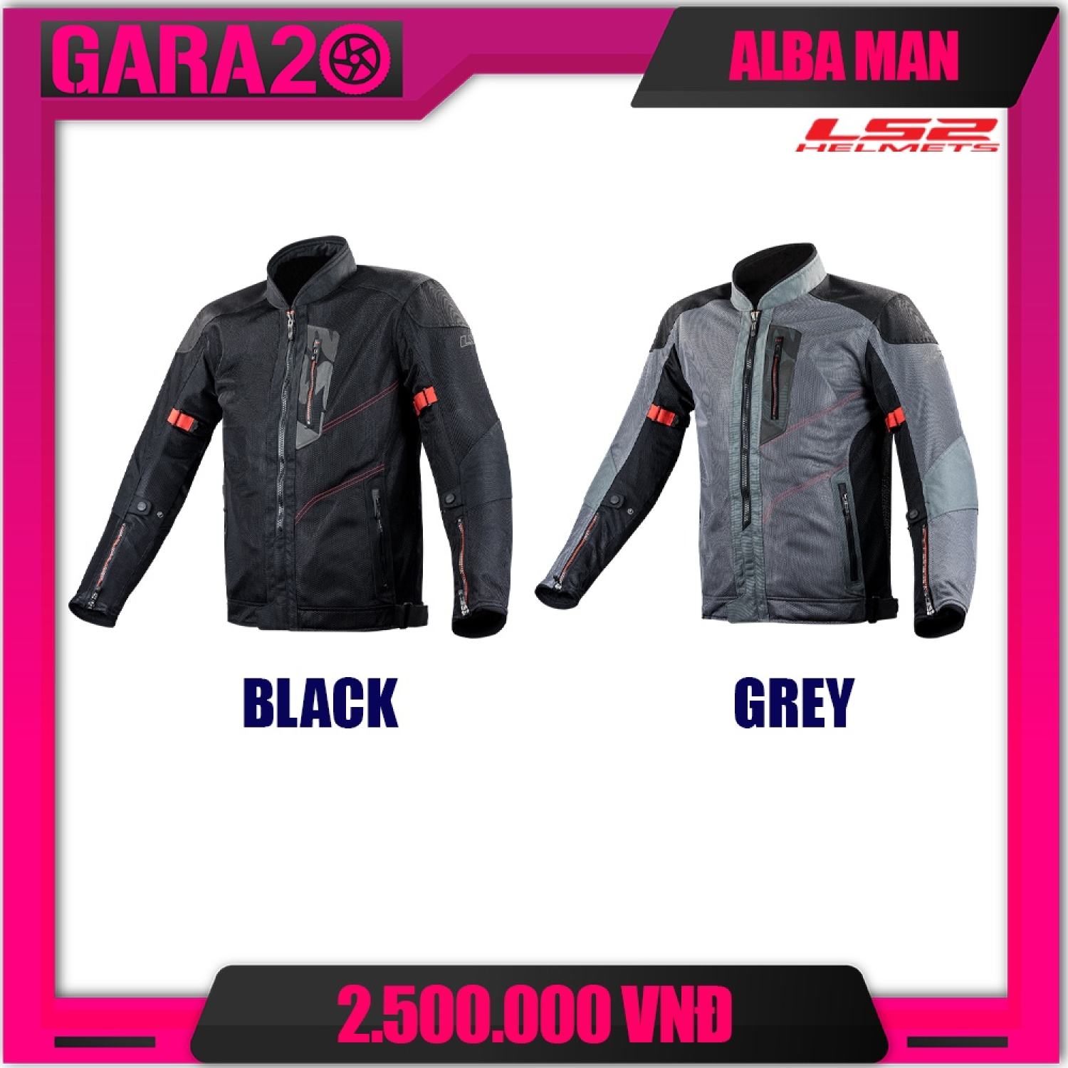 ÁO GIÁP BẢO HỘ LS2 ALBA MAN - GARA20