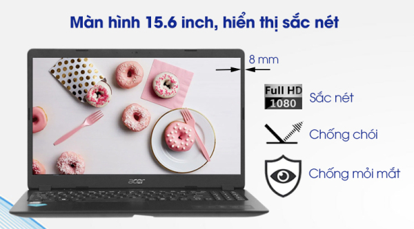 Bảng giá Laptop Acer Aspire 3 A315 56 37DV i3 1005G1 Phong Vũ