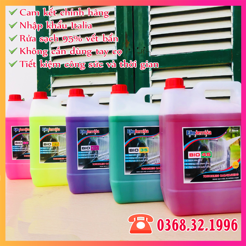 Nước rửa xe không chạm bio 35 - 5L