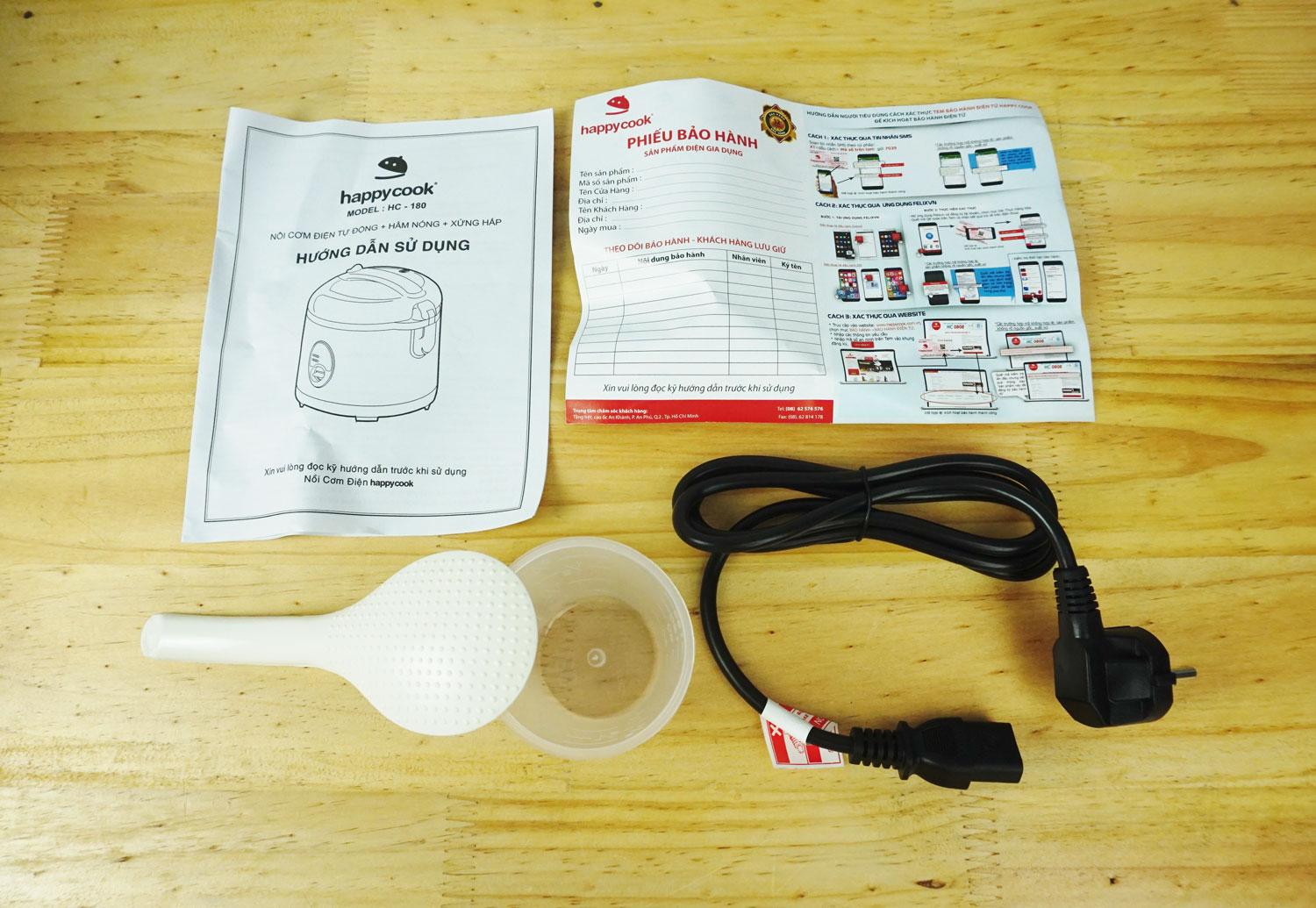 Nồi cơm điện HappyCook HC-180A 1.8L