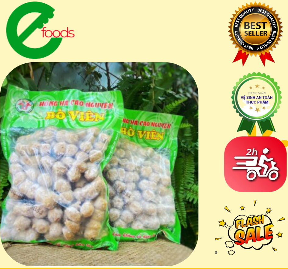 Bò Viên Hồng Hà 500G- 1KG (Chọn Giao Hàng 2h giúp shop )