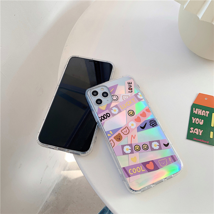 Ốp Lưng Silicon Chống Sốc Lucky Bear ( Kèm Miếng Phản Quang )