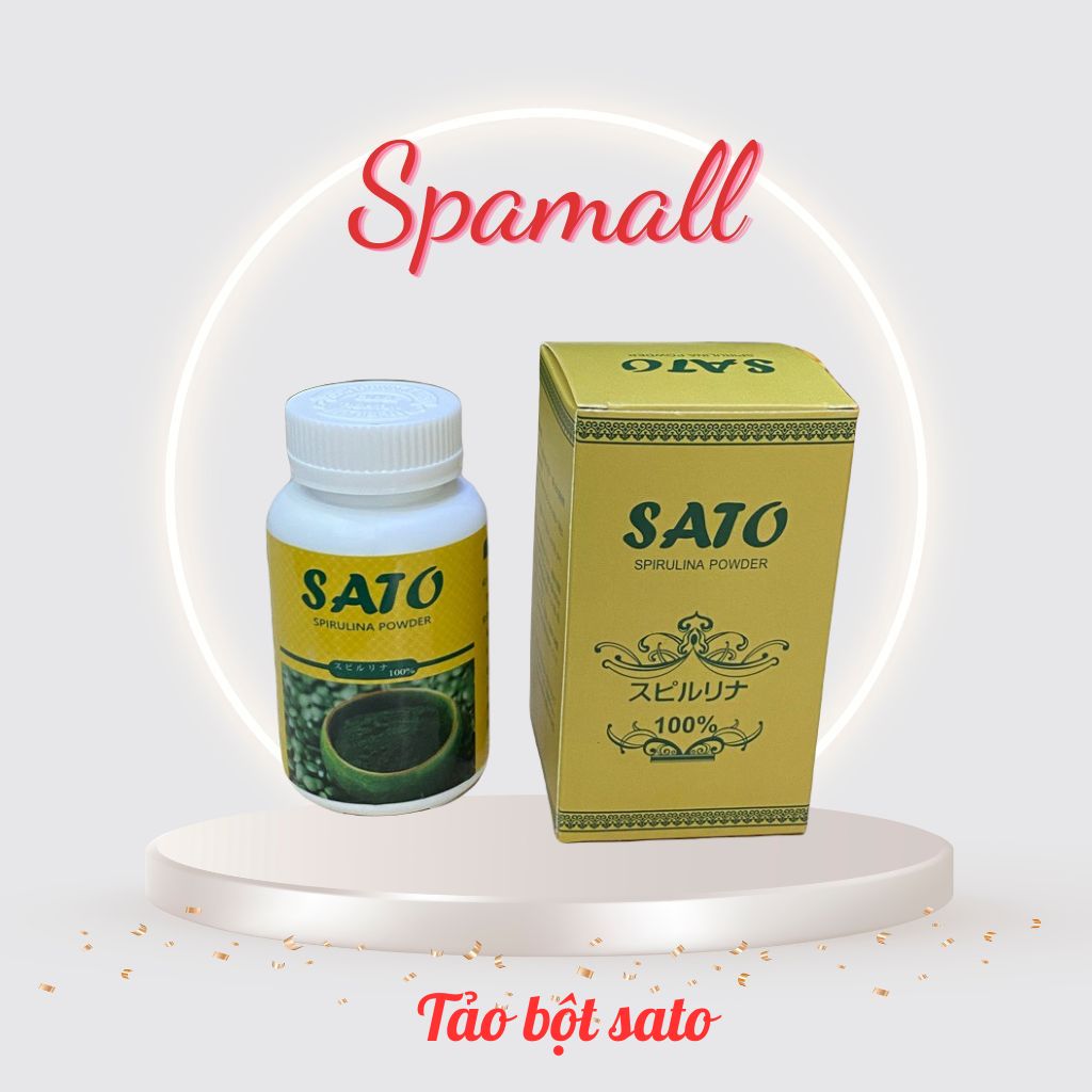 Bột tảo xoắn sato tảo cấy nano dạng bột, cấy trắng nano đắp mặt nạ