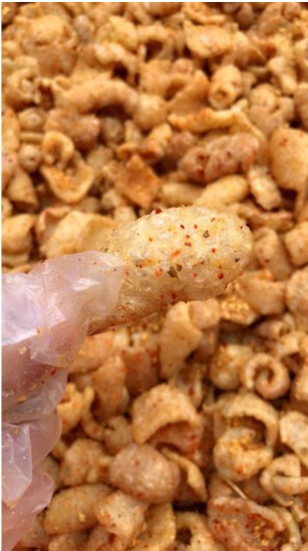 [HCM]200gr da heo xóc muối ớt tỏi