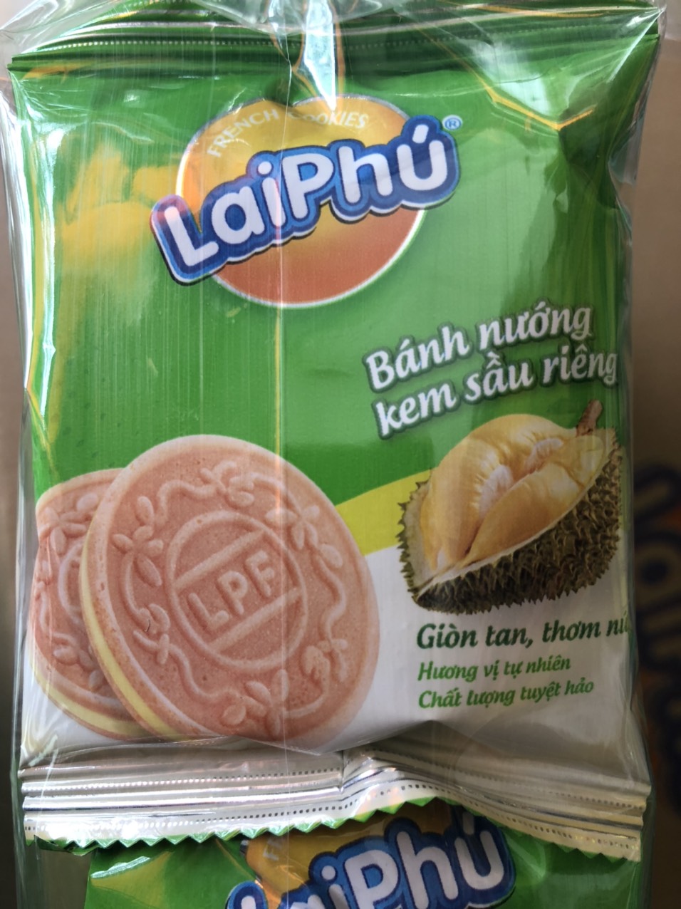 Túi 1kg Bánh Nướng Kem sầu riêng Lai Phú