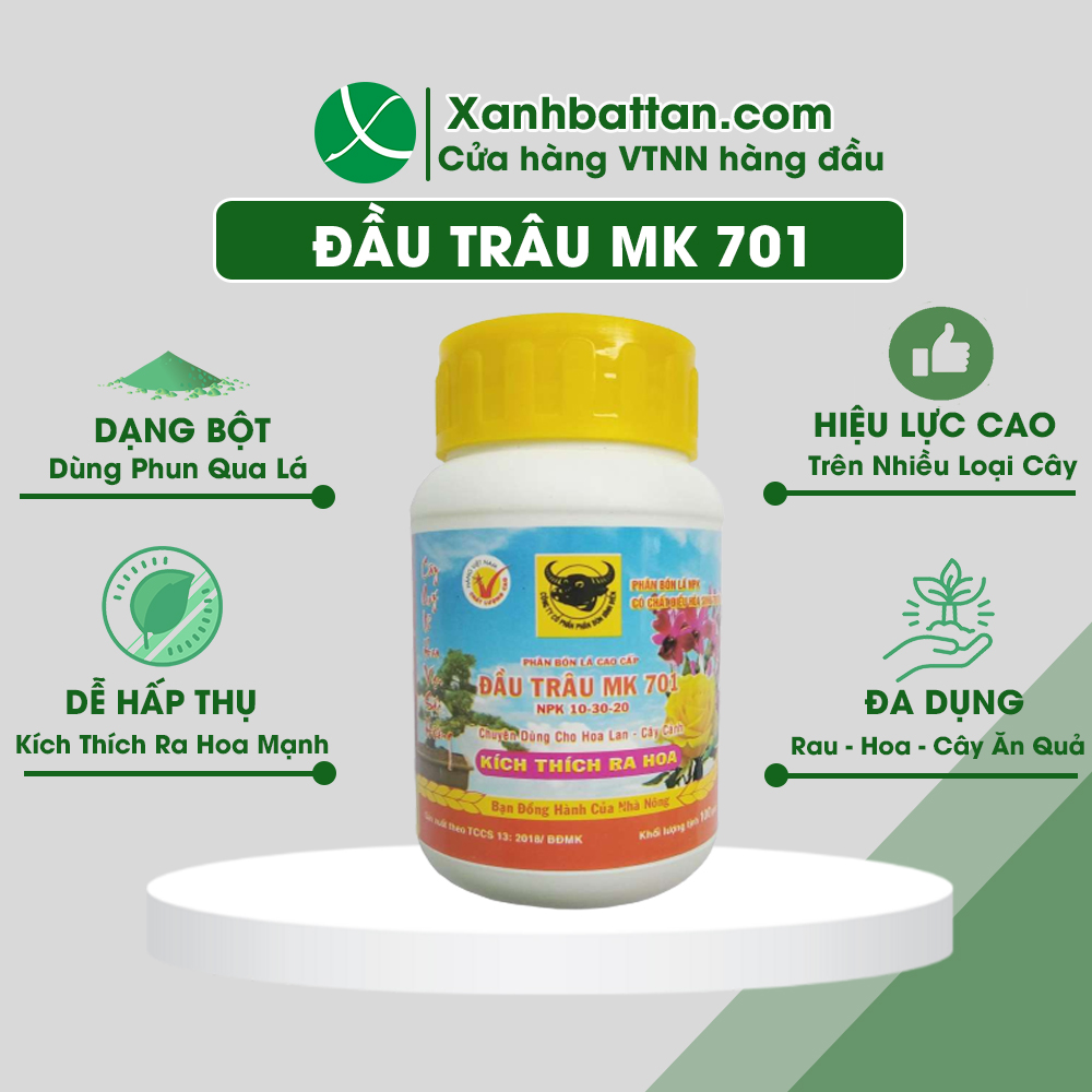 Phân Bón Đầu Trâu Kích Ra Hoa Và Bật Mầm 701