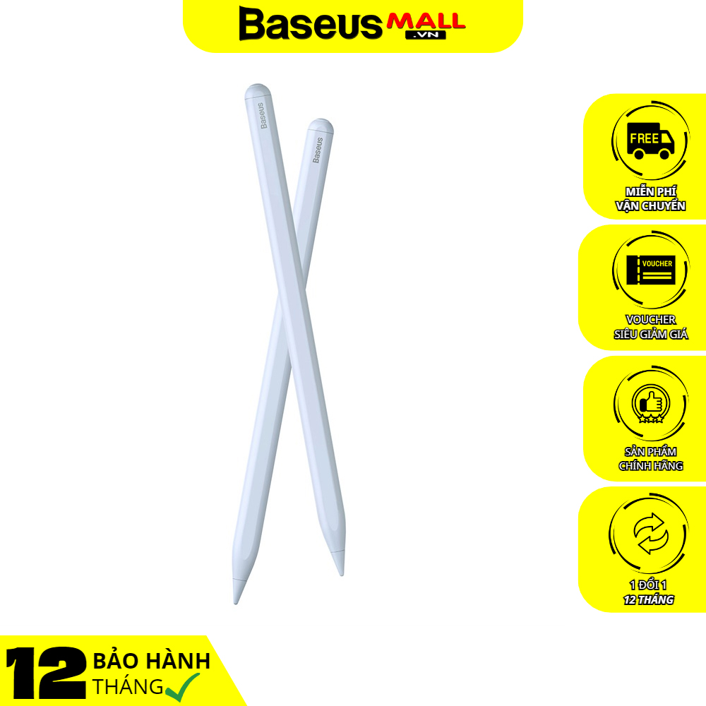 Bút cảm ứng Baseus Smooth Writing 2 Series Wireless Charging Stylus (Active Wireless Version with active pen tip)