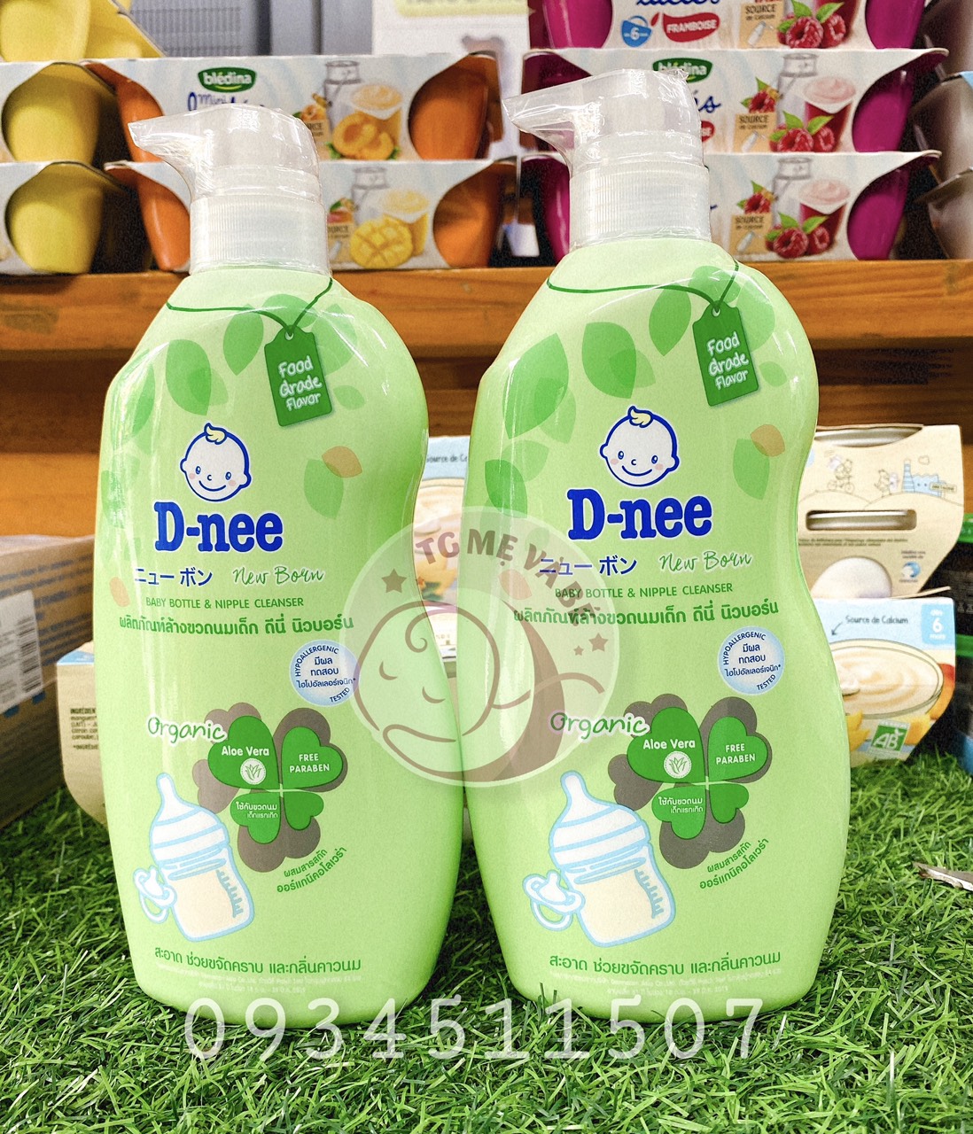 NƯỚC RỬA BÌNH SỮA DNEE ORGANIC 620ML, 600ML DATE MỚI NHẤT