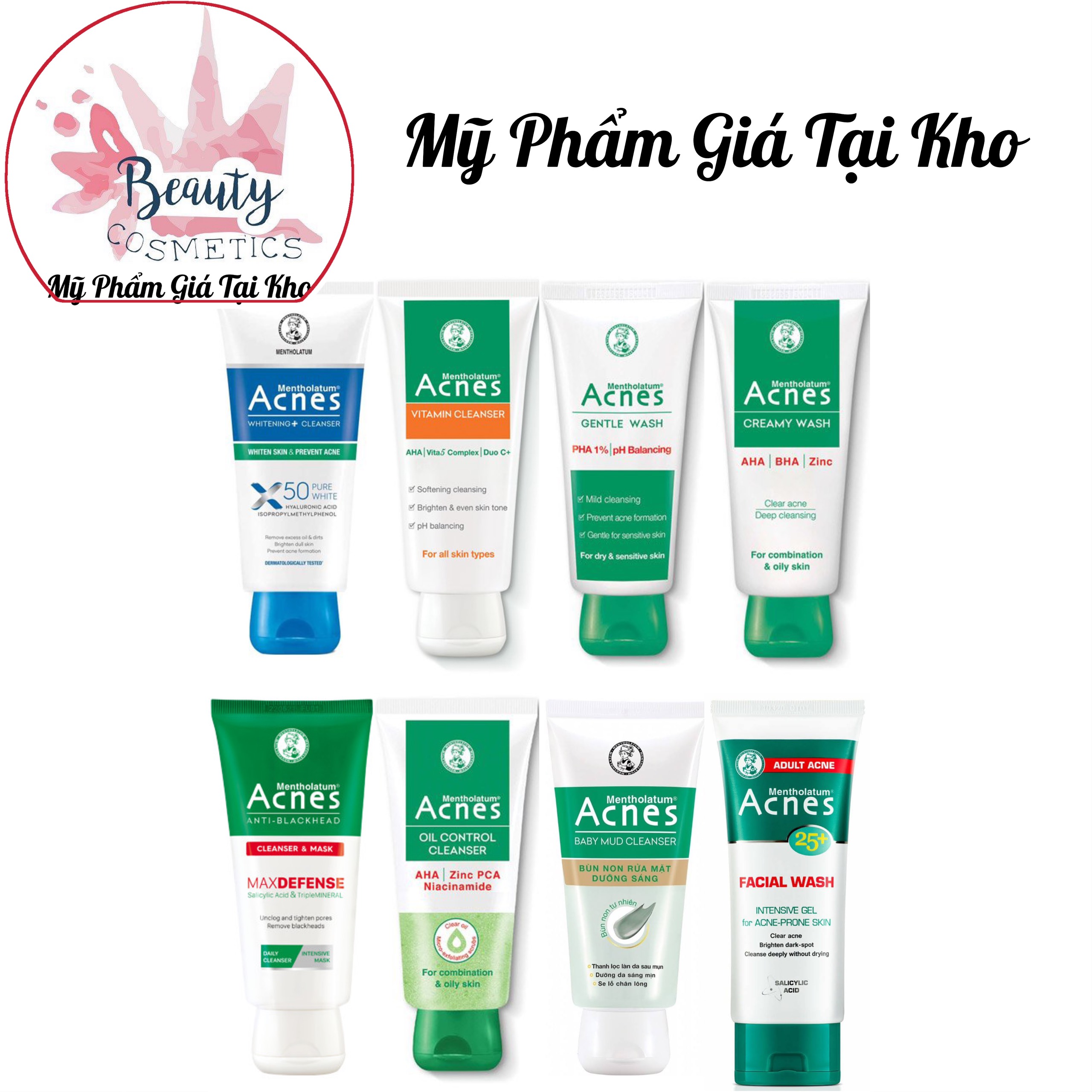 Sữa rửa mặt Acnes 100g- đủ mẫu