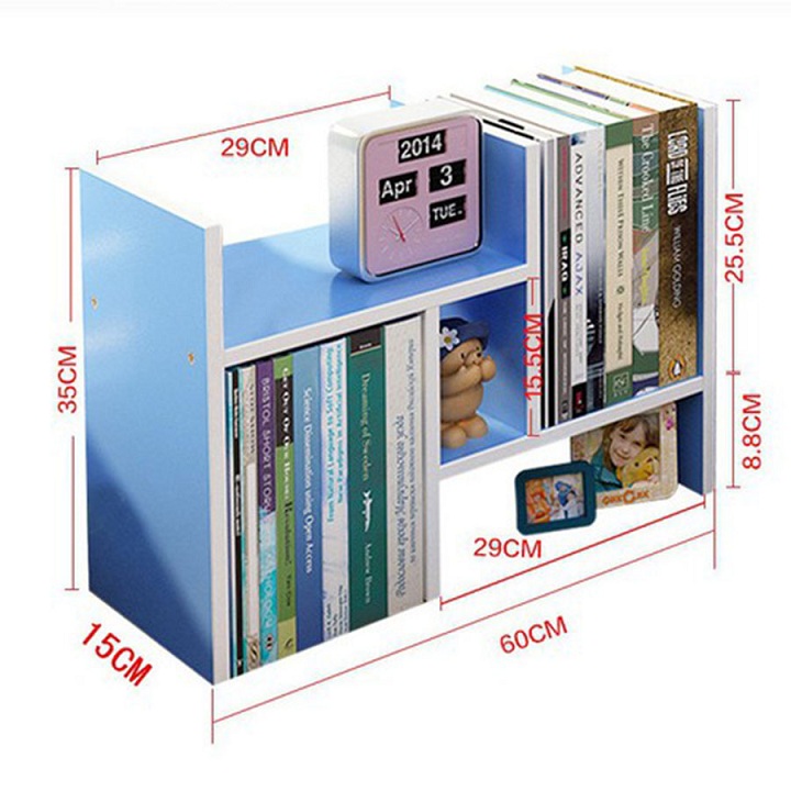 kệ sách gỗ để bàn làm việc cao cấp