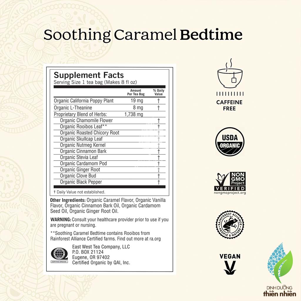 Trà Hữu Cơ Giúp Ngủ Ngon Yogi BedTime