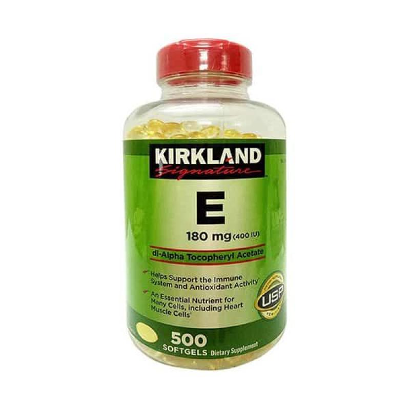 [Date 03/23] Viên uống bổ sung Vitamin E 180mg 400 I.U Kirkland Signature Hộp 500 viên nhập khẩu