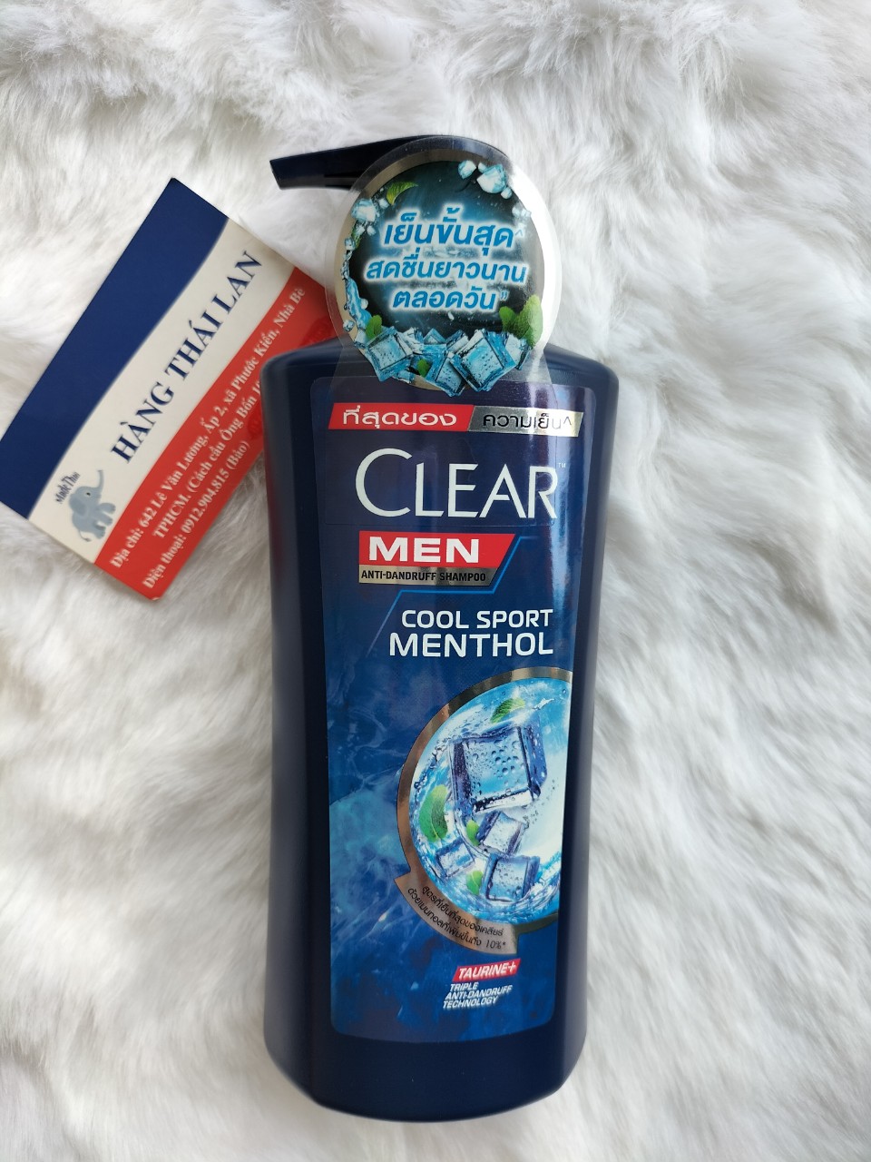 [Hcm]Combo of 2 Bottles of Clear Shampoo (Cool Mint + Clear Men) from Thailand