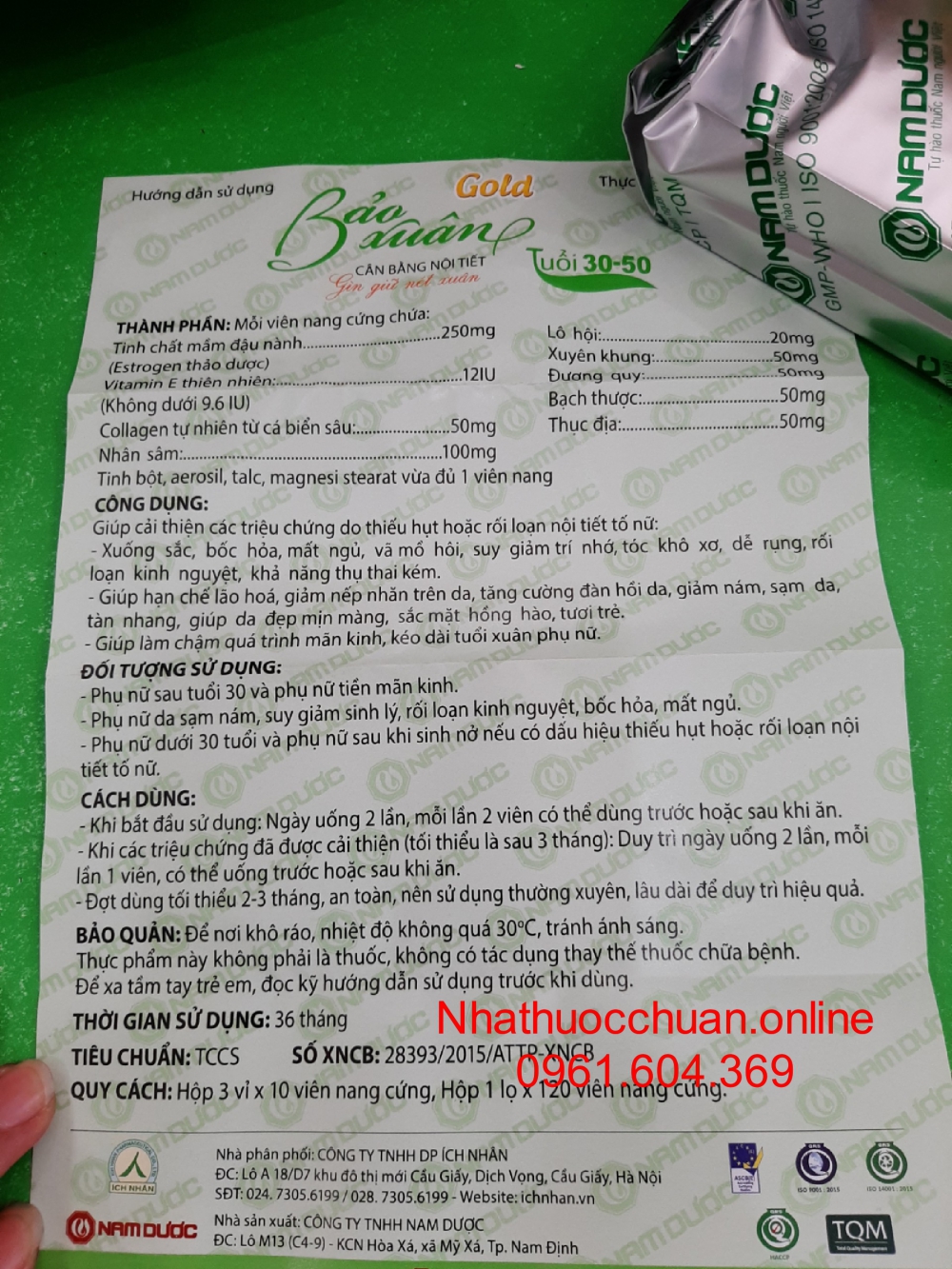 Bảo xuân gold ( bảo xuân vàng)