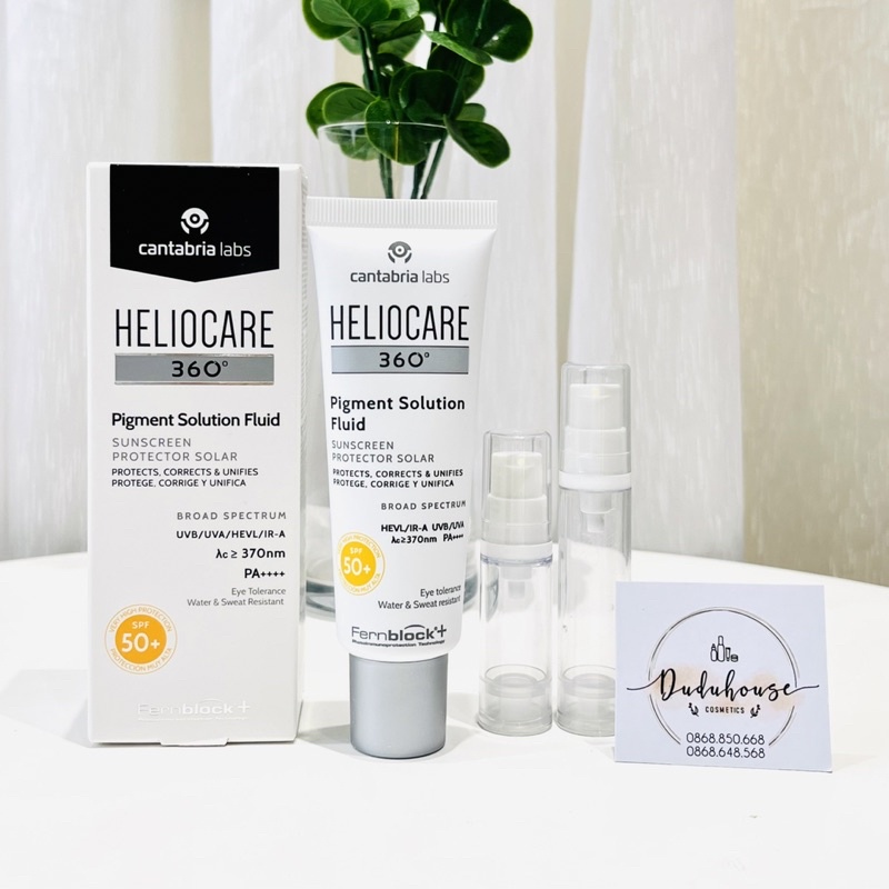 Kem Chống Nắng Heliocare 360º Pigment Solution Fluid SPF50+ Ultraligero 50ml - Duduhouse
