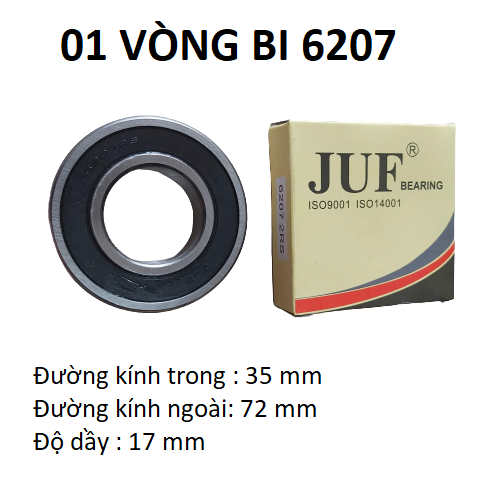 01 vòng bi 6207 juf