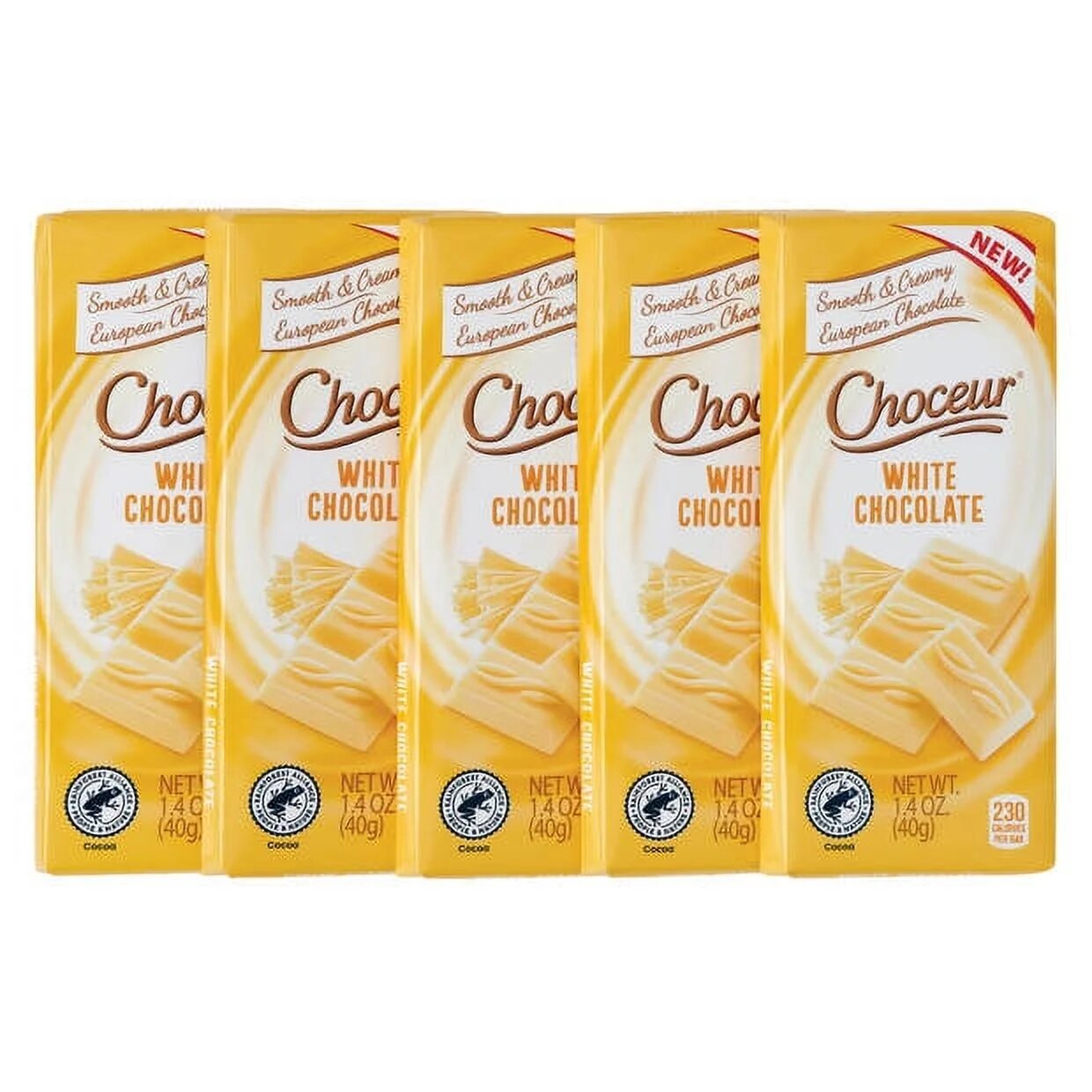 Socola dạng thanh smooth & creamy european chocolate choceur dark chocolate / white chocolate 40g của đức