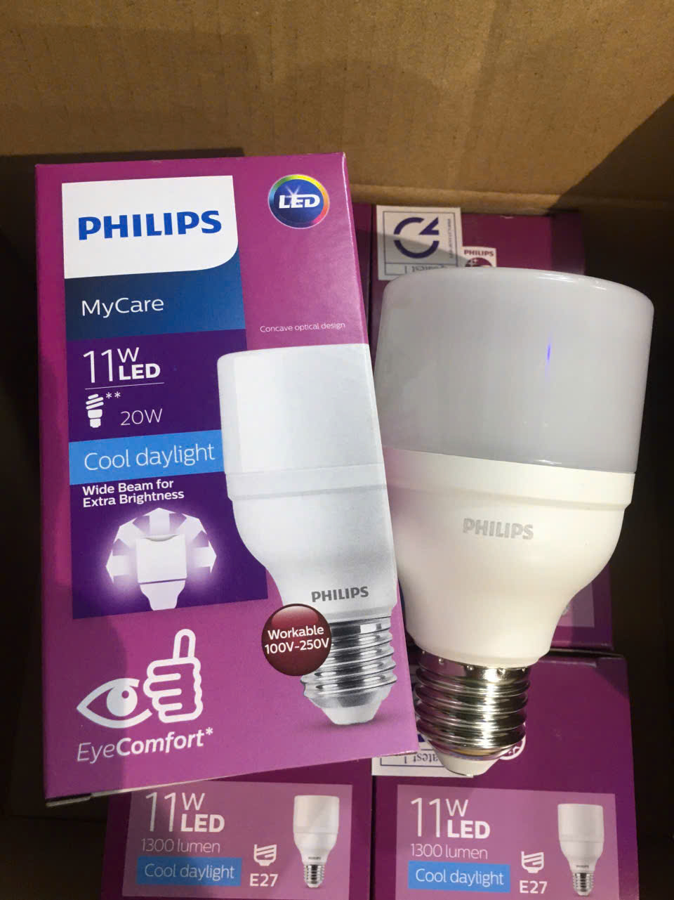 BÓNG LED BRIGHT 11W E27 1CT/12 APR PHILIPS