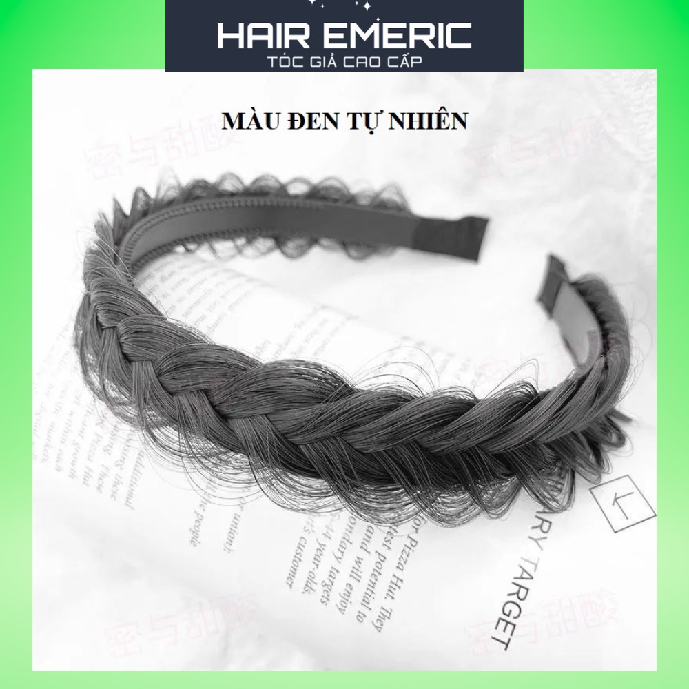 Bờm tóc giả, băng đô tóc giả cao cấp phong cách Hàn Quốc Emeric