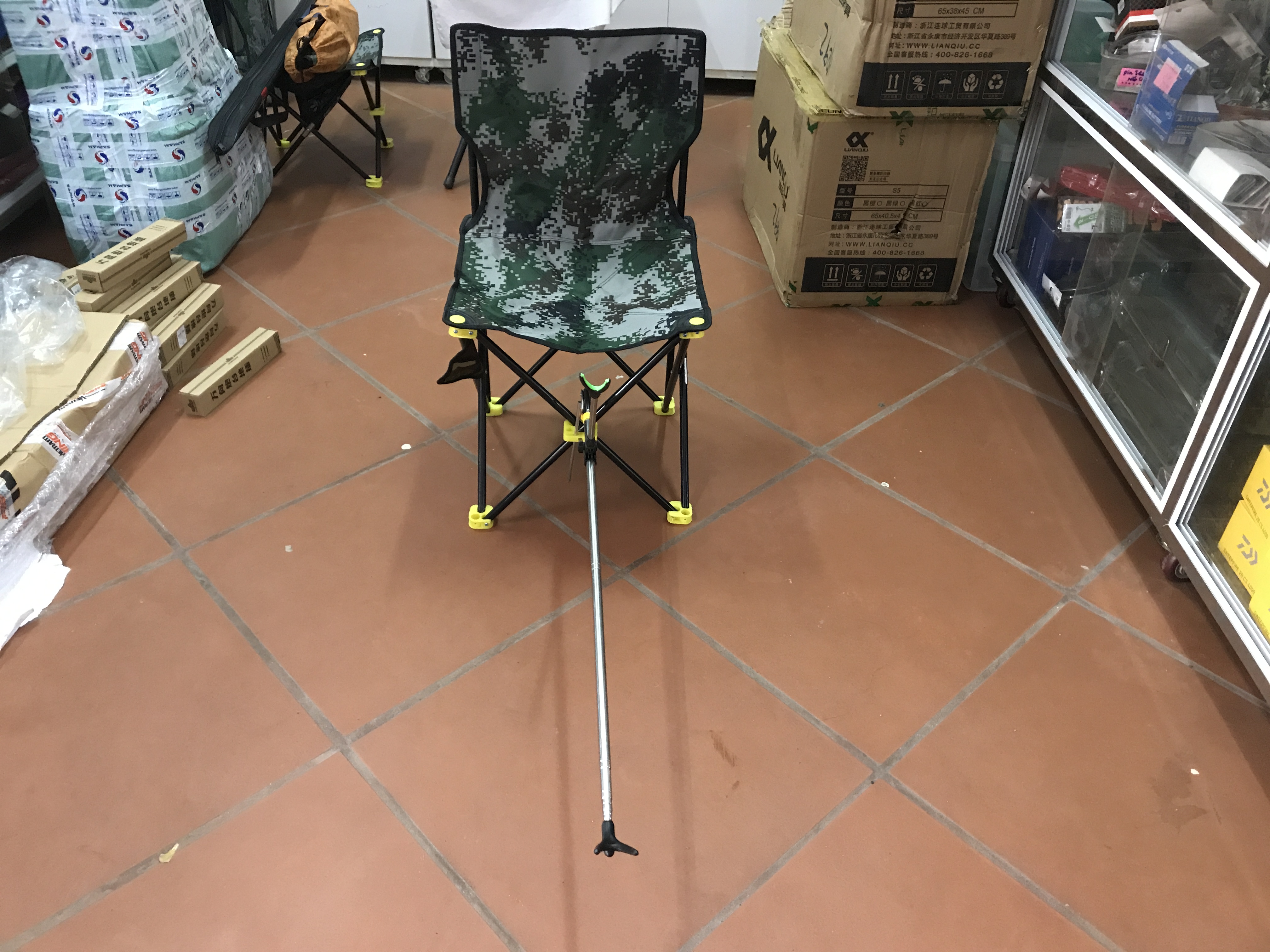 Ghế câu đa năng (150k) size đại 40x40- Dùng câu đơn, câu lục ( ghế ko bao gồm chống cần - hình ảnh chống cần mang tính chất minh họa chức năng của ghế )