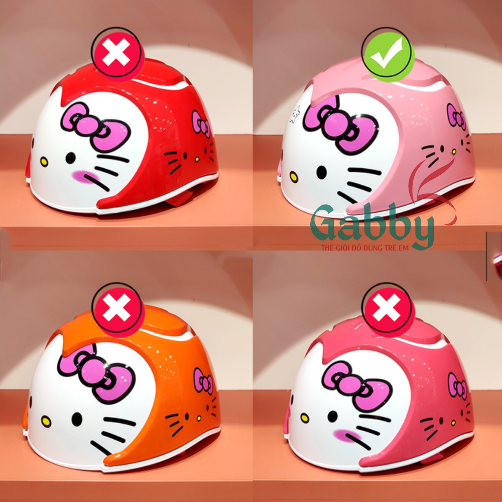 MŨ NÓN BẢO HIỂM CHO BÉ HELLO KITTY - GABBY STORE