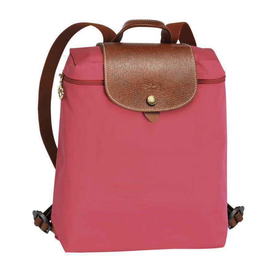 Balo Longchamp Le Pliage Backpack in Fig Màu hồng (hàng auth)