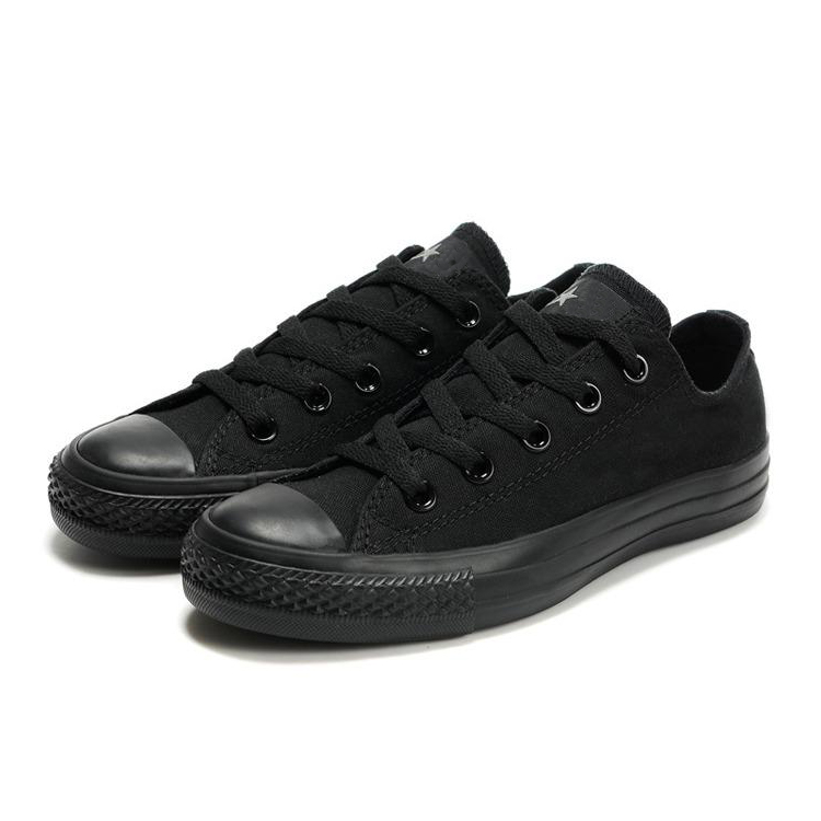 [HCM]Giày Sneaker Cổ Thấp CVS Nam Màu Full Đen