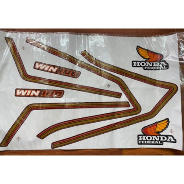 - Bộ tem xe 3 lớp Win 100 Thái đời đầu siêu chất