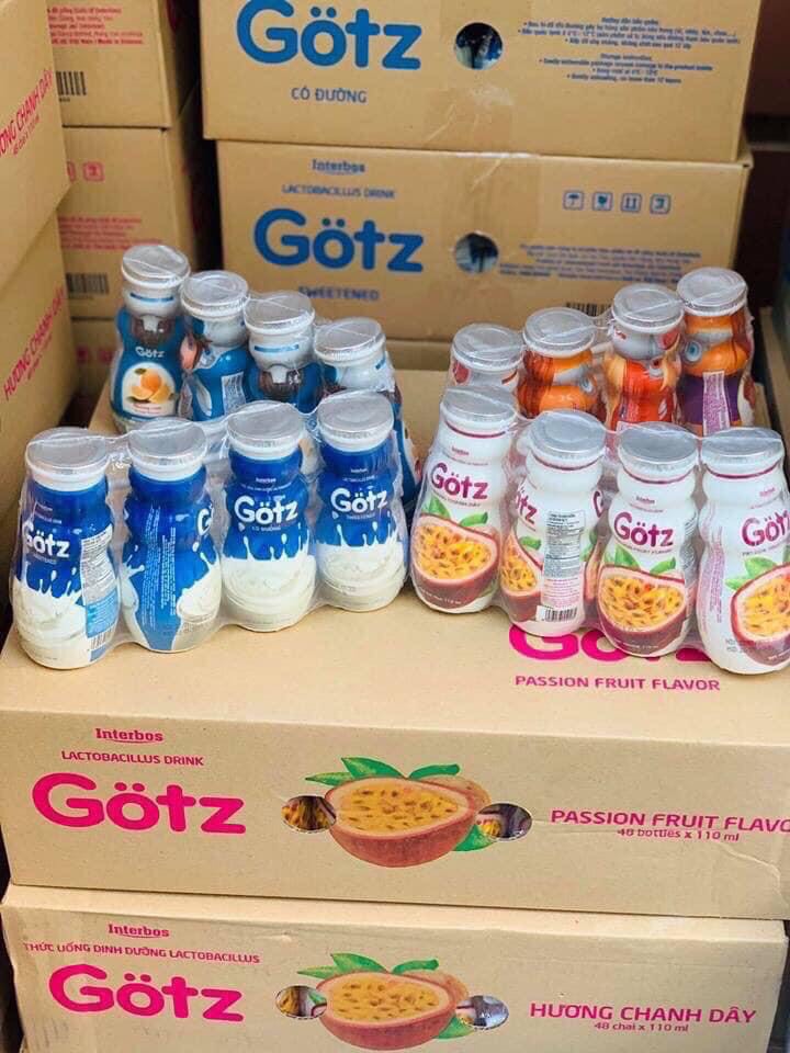 Combo 24 chai sữa chua uống Gotz đủ vị