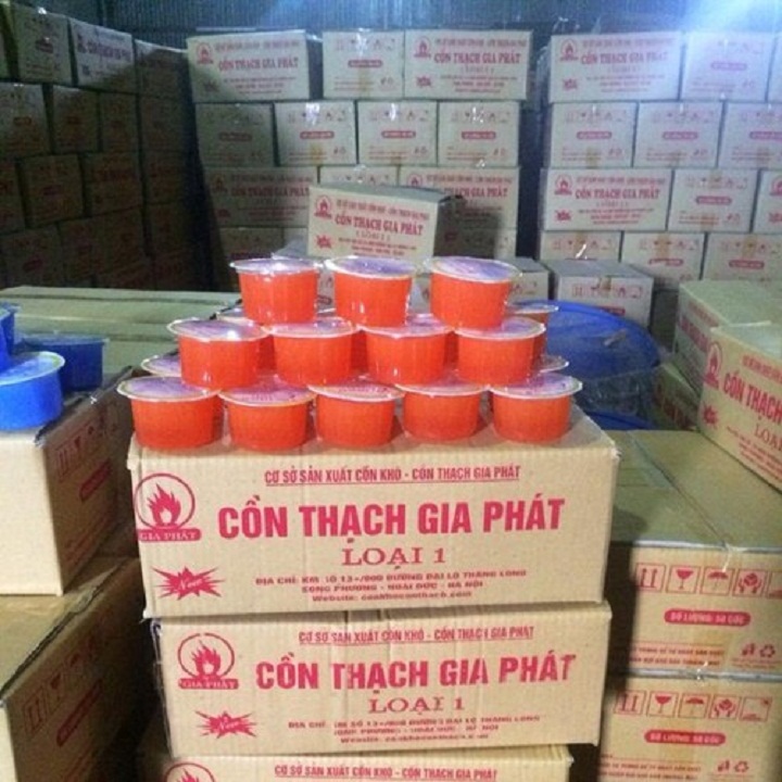 Combo 5 Hộp Cồn Thạch Không Mùi , Đun Lâu, Lửa To
