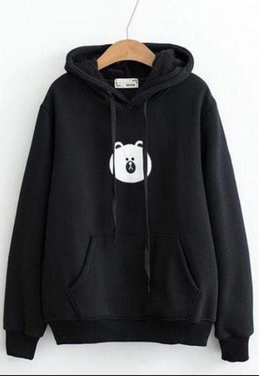 ÁO HOODIE NAM NỮ HÌNH MẶT GẤU SIÊU CUTE TEEN