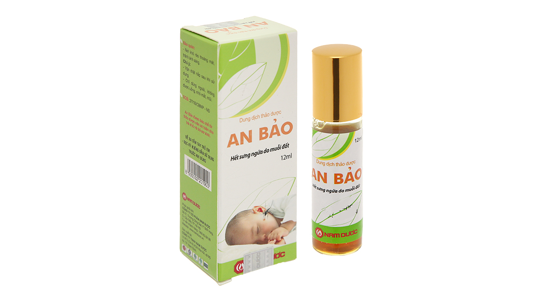 Dung dịch thảo dược bôi muỗi đốt AN BẢO (12ml)
