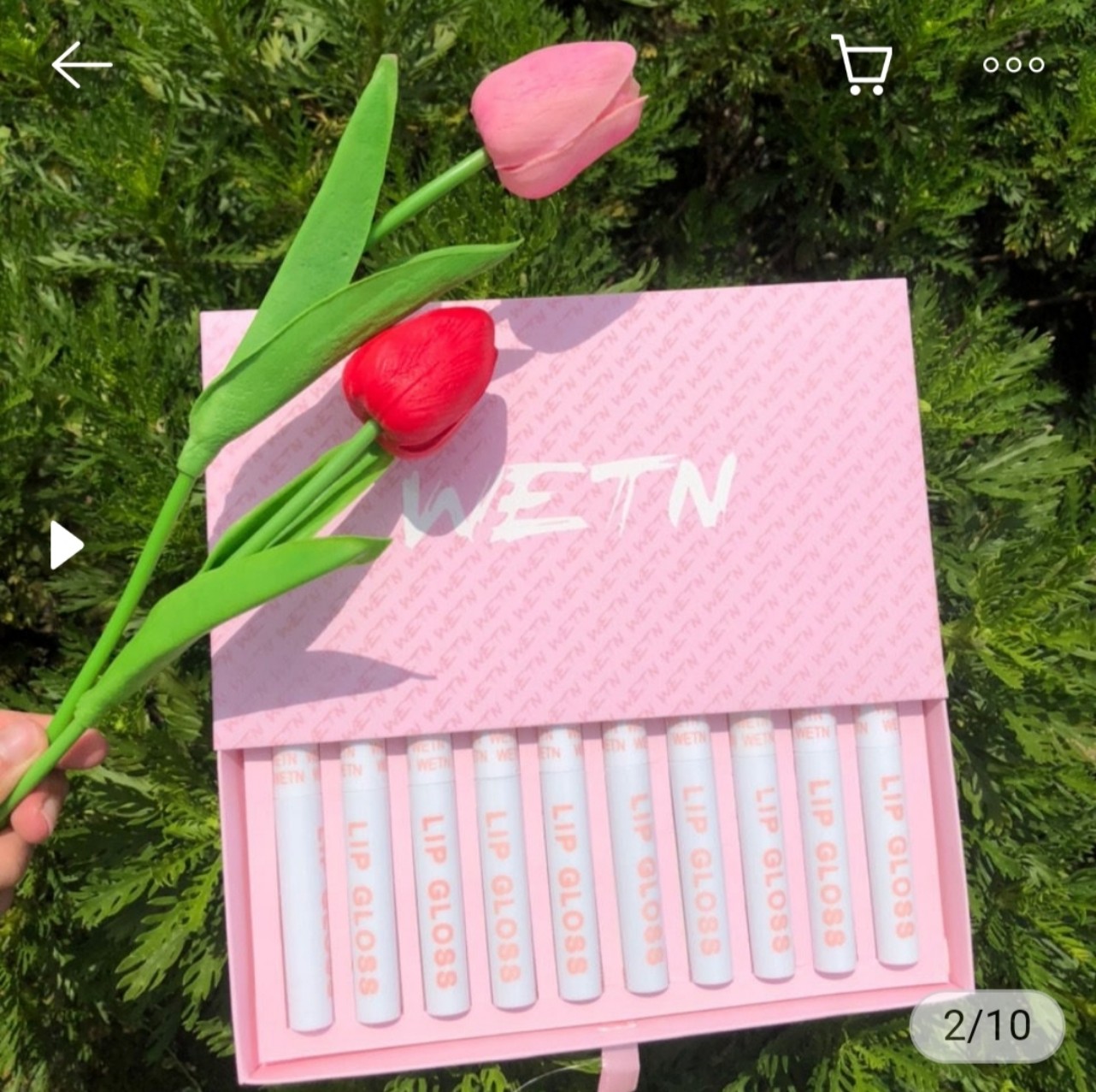 Set 10 cây son kem lì LIP GLOSS