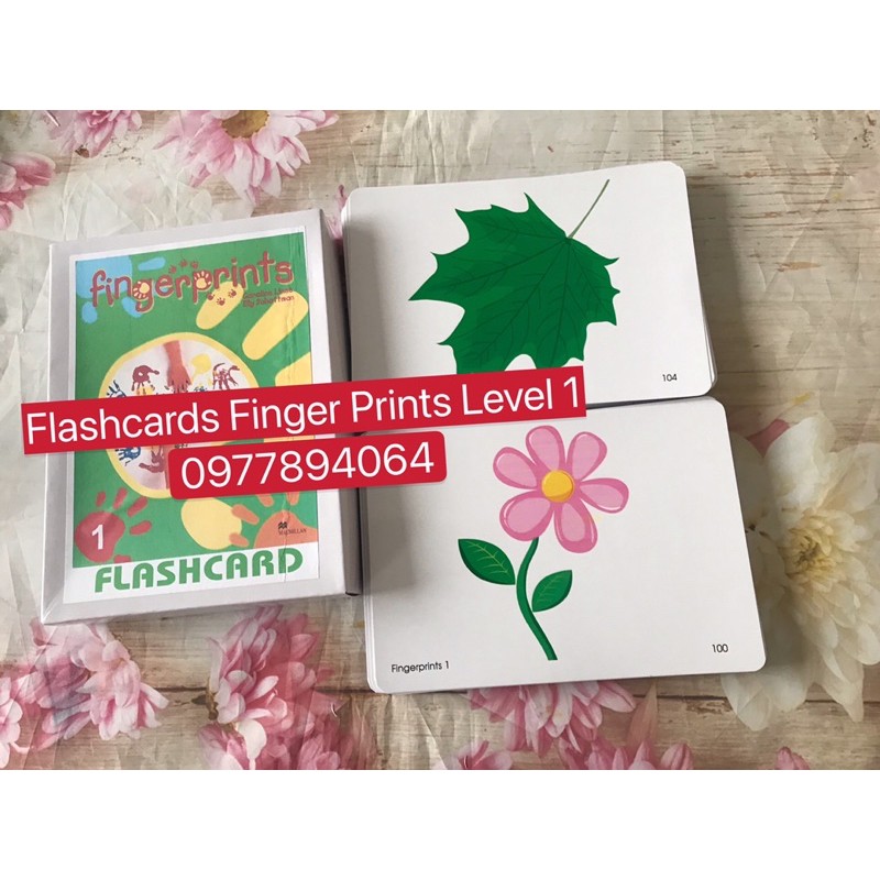 Flashcards Finger Prints Level 1-2