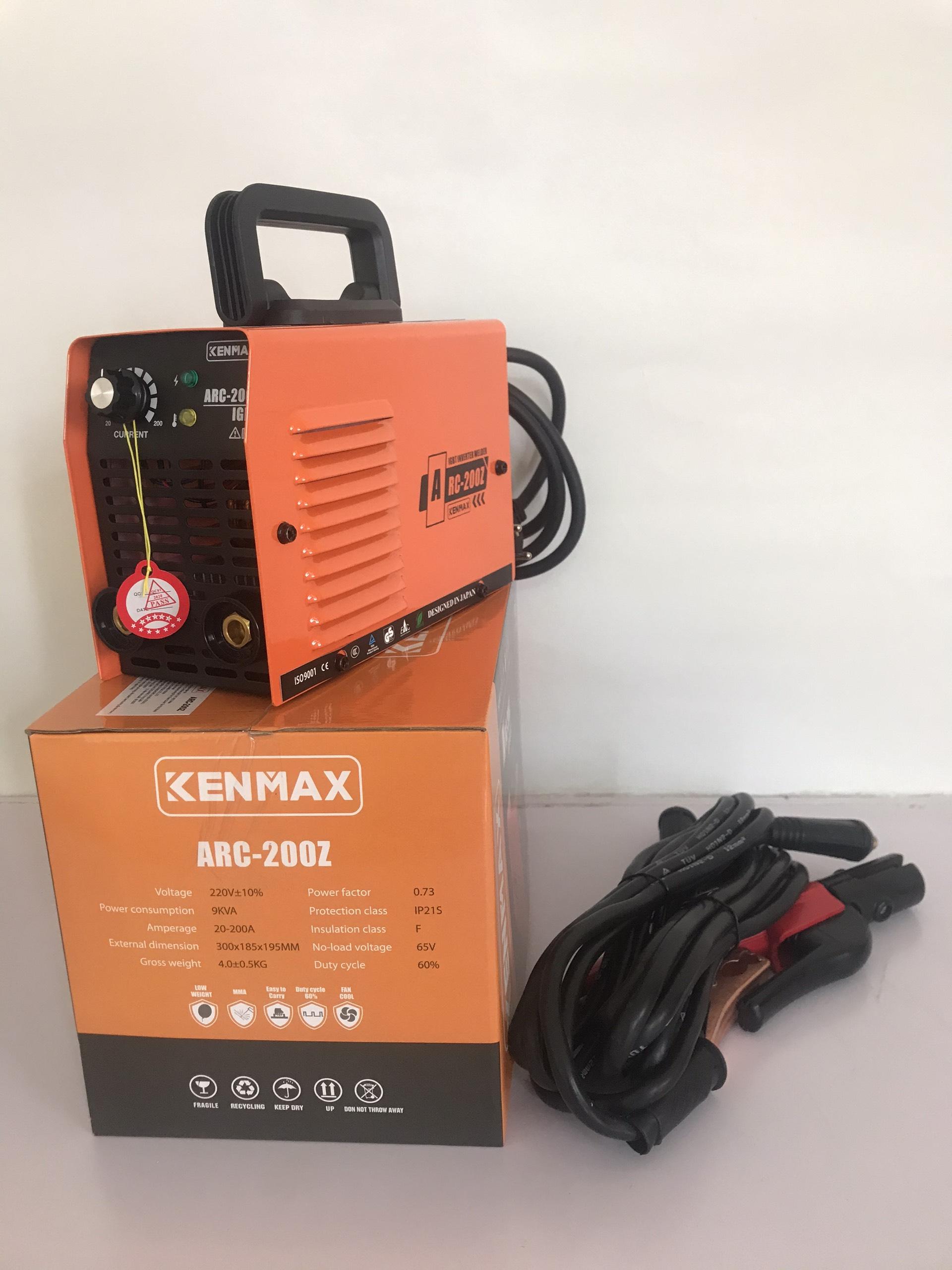 Máy hàn mini KENMAX ARC-200Z-Chuyên que 2.5 Máy bảo hành 12 tháng