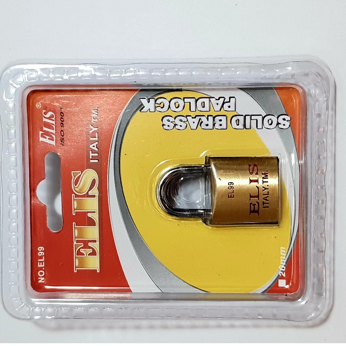 Ổ khóa Mini khóa vali cửa tủ túi xách Elis 20mm Solid Brass Padlock