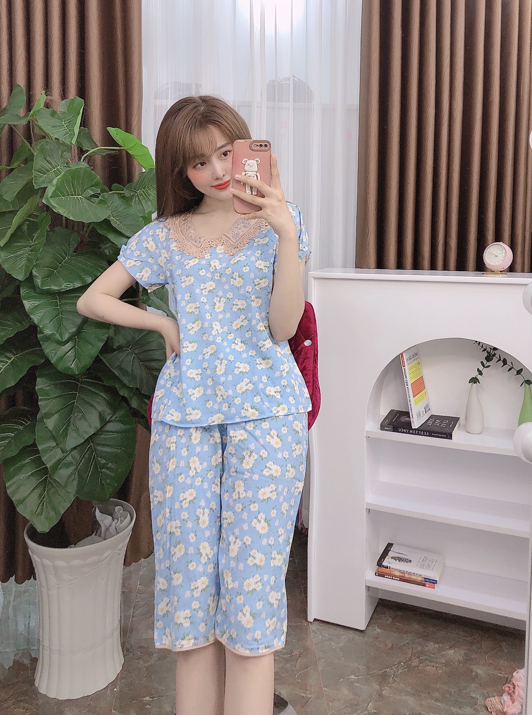 ĐỒ BỘ LỤA LỬNG MẶC NHÀ SIZE 40-69KG