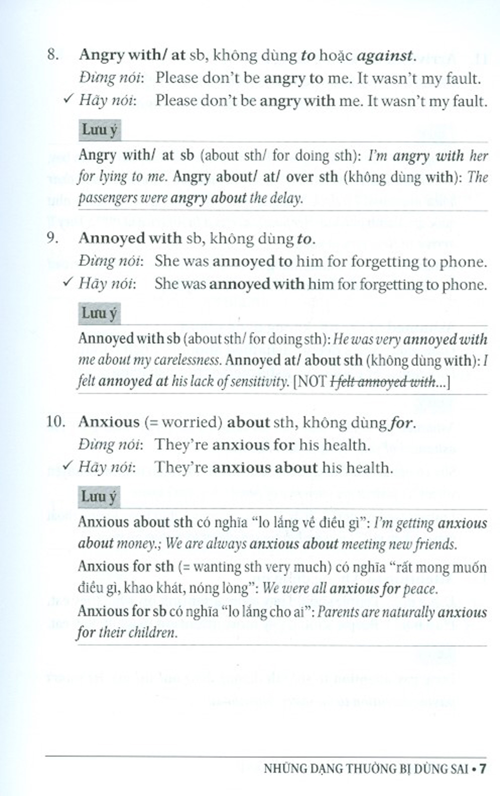 Các Lỗi Thường Gặp Trong Tiếng Anh